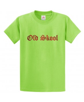 Old Skool Classic Unisex Kids and Adults T-Shirt for Bikers